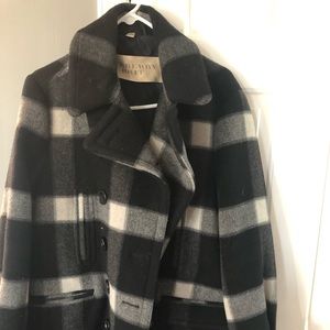 Burberry wool coat. Barely worn.